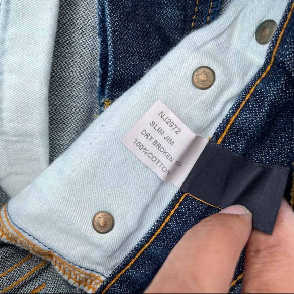 Nudie Jeans Co Slim Jim Broken Twill Jeans 30x34 - Picture 7 of 13